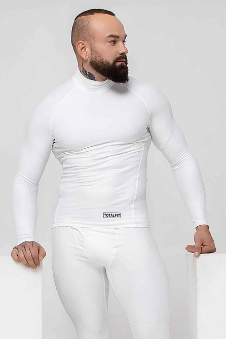 Чоловічий термогольф TotalFit CARPATHIAN TMR6-S10/Y10 Белый, 4XL Киев - изображение 1