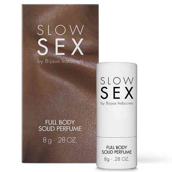 Твердый парфюм для тела Slow Sex by Bijoux FULL BODY SOLID PERFUME с кокосовым ароматом Sex Aura Киев