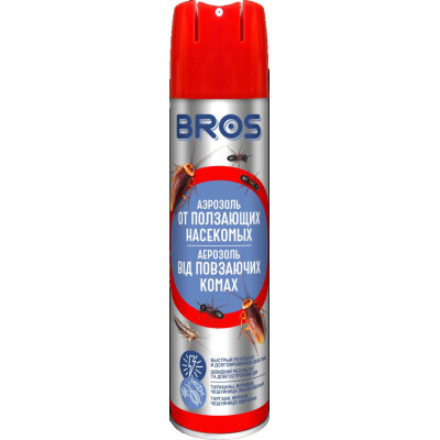 Аерозоль від комах Bros від повзаючих комах 400 мл (5904517061491) Вінниця - фото 1