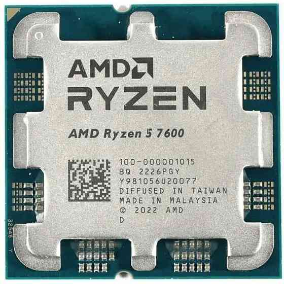 Процесор AMD Ryzen 5 7600 (3.8 GHz 32MB 65 W AM5) Tray (100-000001015) ( Для настільного ПК ) Харків