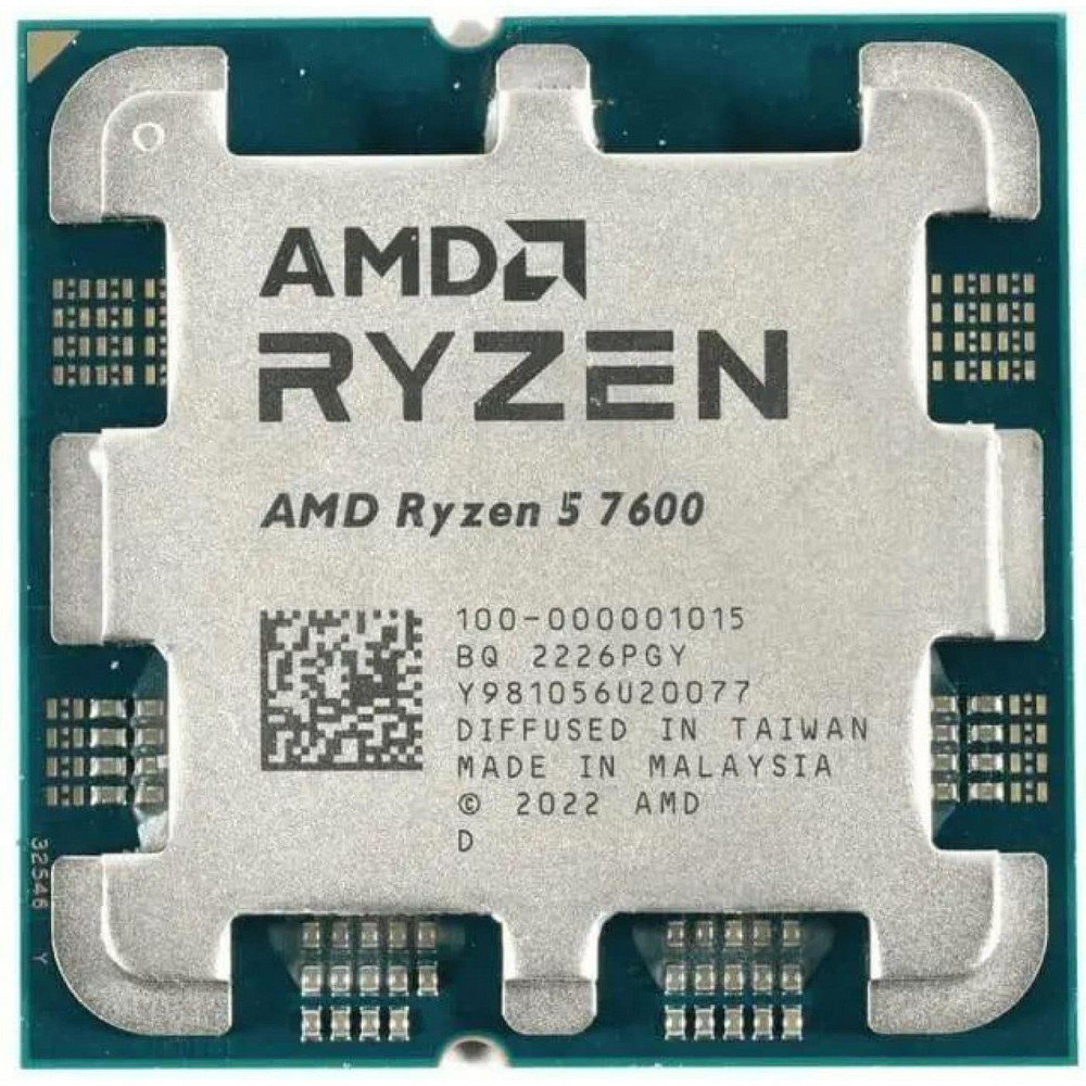 Процесор AMD Ryzen 5 7600 (3.8 GHz 32MB 65 W AM5) Tray (100-000001015) ( Для настільного ПК ) Харьков - изображение 1