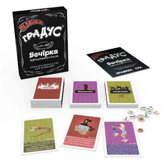 Застольная игра для компании «Підвищуй Градус» (UA) Sex Aura Киев