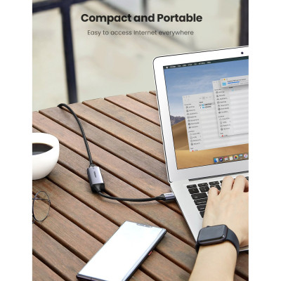 Перехідник USB 3.0 to Ethernet RJ45 1000 Mb CM209 Ugreen (50922) Вінниця - фото 6