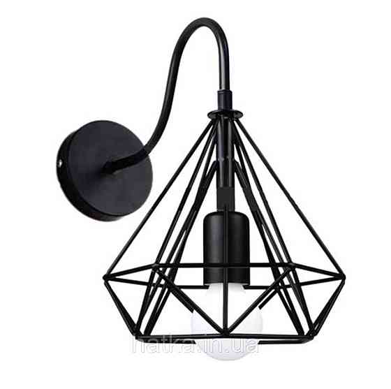 Бра на один плафон VALESO B-TY01A Лофт чорний E27 Київ