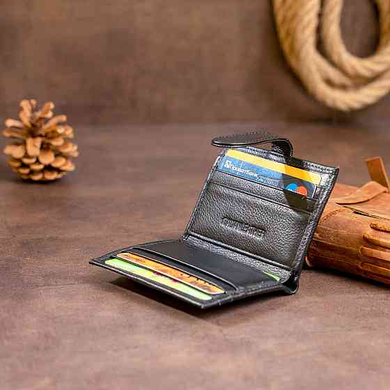 Кошелек-визитница Черный (ST Leather) Киев