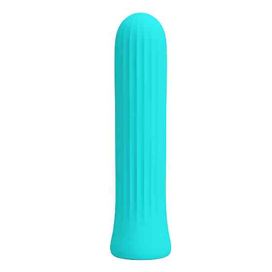 Мини-вибратор PRETTY LOVE Blanche бирюзовый, 2 х 10 см Sex Aura Киев