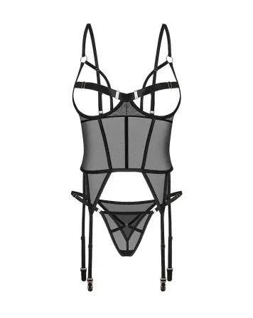 Корсет Obsessive Euridia corset & tanga M/L Львів