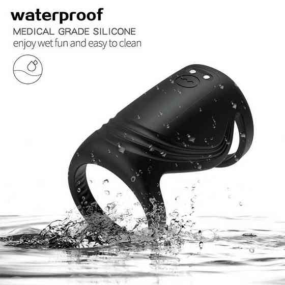 Насадка на пеніс із вібрацією Black Velvets Sleeve Вінниця