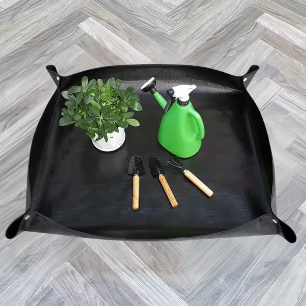 Портативный садовый коврик для пересадки | Водонепроницаемый складной коврик для суккулентов, черный Каменец-Подольский - изображение 1