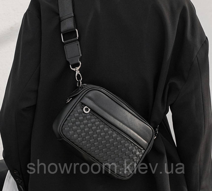Чоловічі стильні сумки на плече Prestige (4021) Київ - фото 6