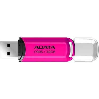 USB флеш накопичувач ADATA 32GB C906 Pink USB 2.0 (AC906-32G-RPP) Вінниця