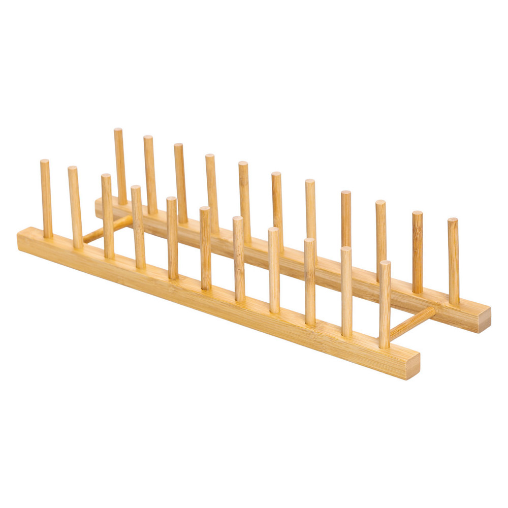 Дерев'яна підставка для тарілок і кришок 45х11 см Київ - фото 2