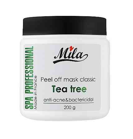 Альгинатная маска антиакне для лица с экстрактом чайного дерева Mask peel-off Tea Tree Mila Perfect 200 г Винница
