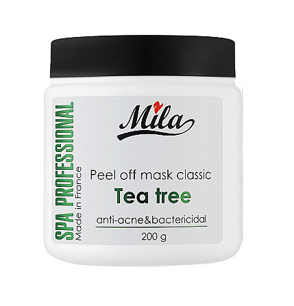 Альгинатная маска антиакне для лица с экстрактом чайного дерева Mask peel-off Tea Tree Mila Perfect 200 г Винница - изображение 1