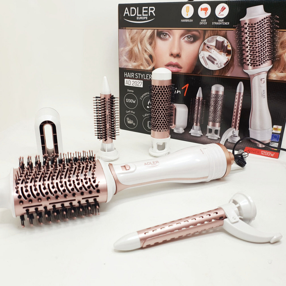 Многофункциональный фен щетка для волос, Фен с насадкой брашинг Электрический с диффузором PW-33 Львов - изображение 7