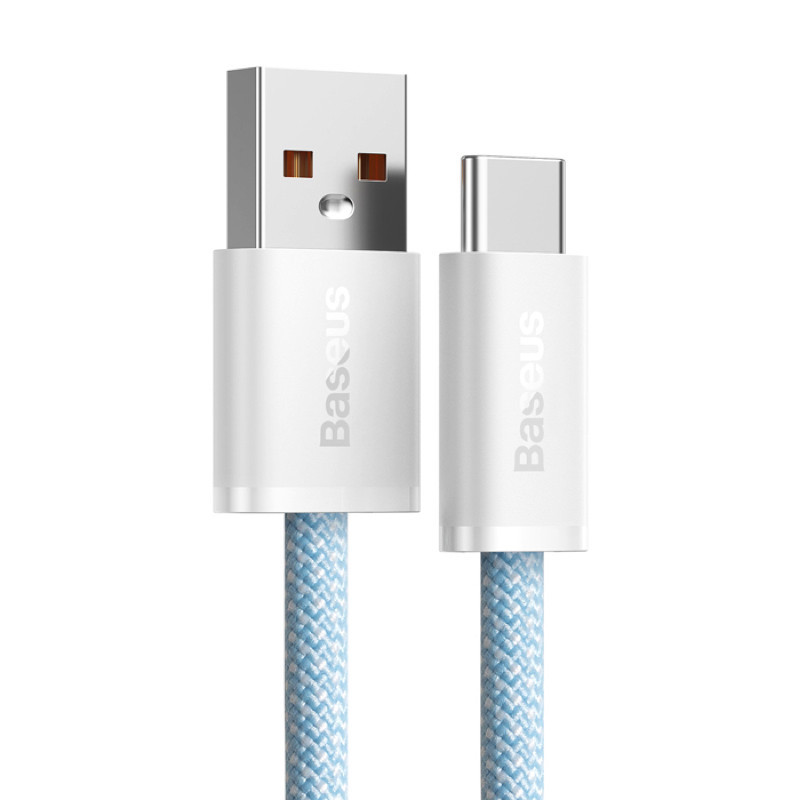 Кабель Baseus Dynamic Series Fast Charging Data Cable USB to Type-C 100W 1m Blue Одеса - фото 3