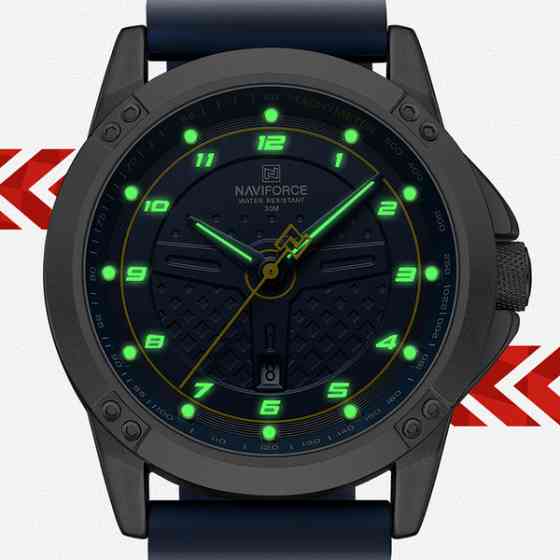 Годинник чоловічий наукові Naviforce Lagune Stainless Silver (2 ремінці) Вінниця