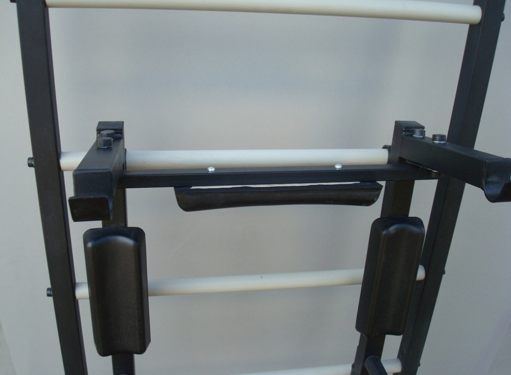 Шведська стінка металева з кільцем під грушу бруси турнік гімнастична лавка для дорослих до 120 кг Кам'янське - фото 7