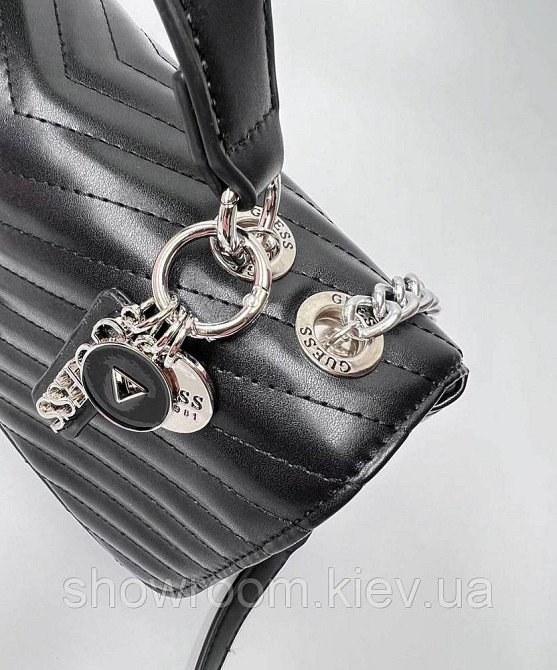 Женская сумка на плечо Guess (121) черная Киев - изображение 2