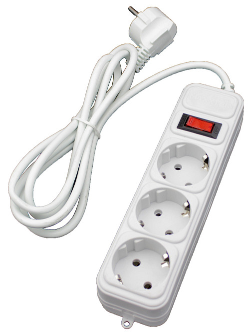 Сетевой фильтр Maxxter SPM3-G-6G 3гнезда, 1.8 метра Днепр - изображение 3