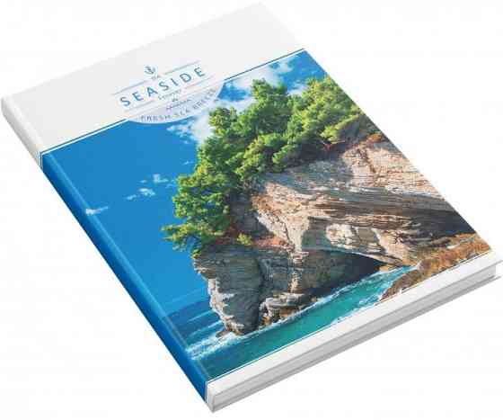 Книга канцелярська А4/176 арк."Аркуш""Море" # офсет, тверда обкл., 1В2371, шт Київ