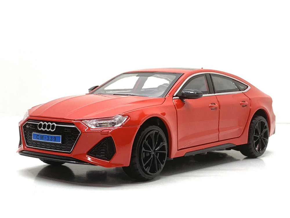 Машина Автосвіт Audi rs 7 інерційна відчиняються двері капот багажник 21см Червоний (AP-1963) Чернігів - фото 1