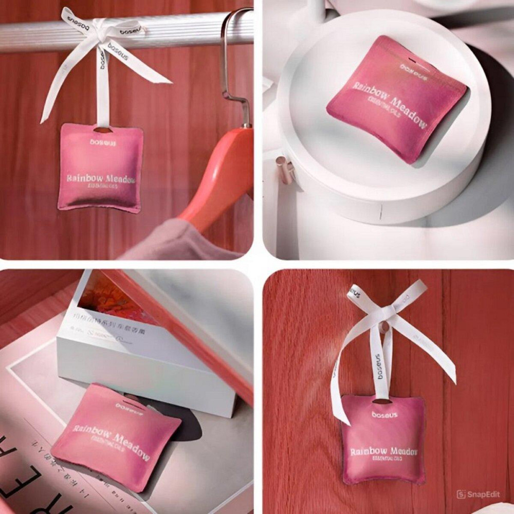 Автомобільний освіжувач повітря Baseus Margaret Series Car Air Freshener (Neon Garden) Baby Pink Ковель - изображение 8