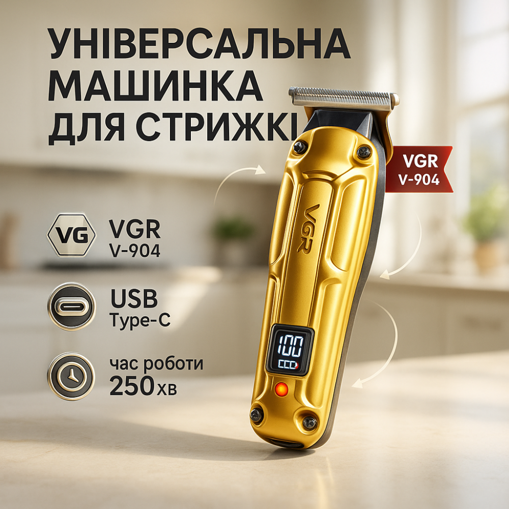 Профи машинка для стрижки волос, Профессиональная электрическая машинка для стрижки NH-83 Львов - изображение 18