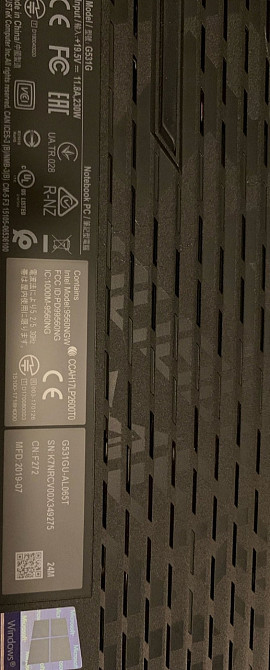 Ноутбук ASUS ROG G531G 1660Ti. Киев - изображение 4