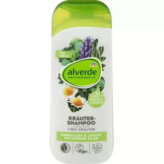 Шампунь из трав 7 органических трав alverde, 200 мл (Германия) alverde NATURKOSMETIK Shampoo Kräuter 7 Bio-Krä Львов