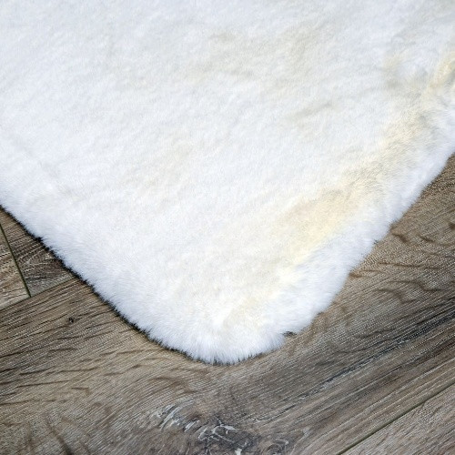 Килимок для підлоги з еко-хутра ТМ Dariana Elegant 75*150 см ванільно-бежевий Житомир - изображение 6