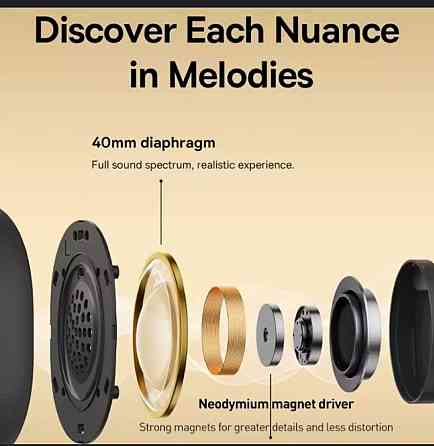 Безпровідні навушники Baseus Bowie D05 ОРИГІНАЛ ! Харків