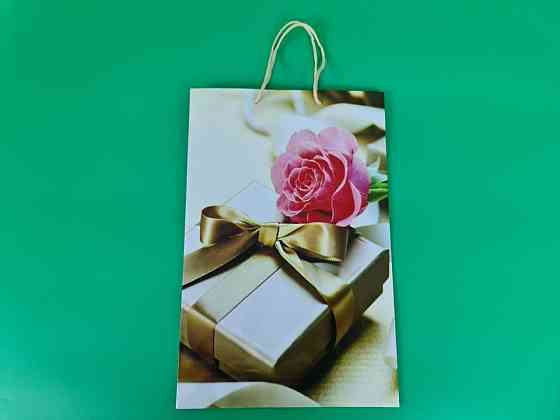 Большой бумажный пакет вертикальный  25/37/8(артBV-101) (12 шт) Харьков