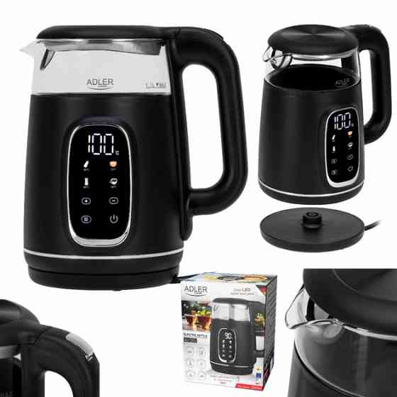 Электрочайник Adler AD 1305 2200Вт 1.7Л Black Silver EC-94 Львов