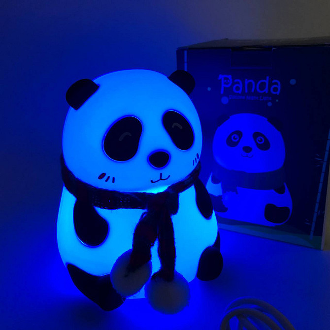 Дитячий нічник для безстрашного сну панда, Usb led нічник Дитячий безпечний для дитини CV-45 Львів - фото 8