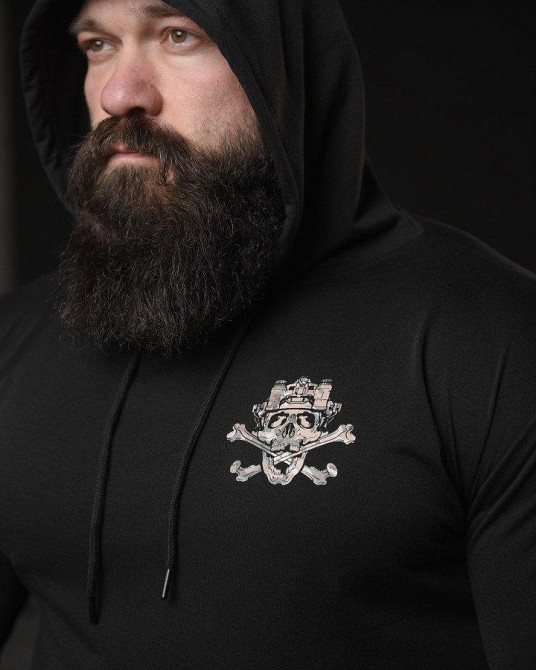 Худі maklin череп black НП4954 Одеса - фото 5