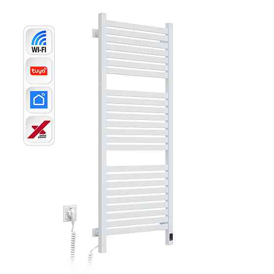 Електрична сушарка для рушників NAVIN Авангард X 480х1200 Sensor з WI-FI лівобічна, біла Київ