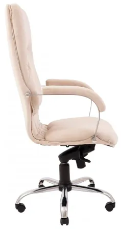 Офисное Кресло Руководителя Richman Nicosia Fankoni 02 Хром М1 Tilt Бежевый Киев
