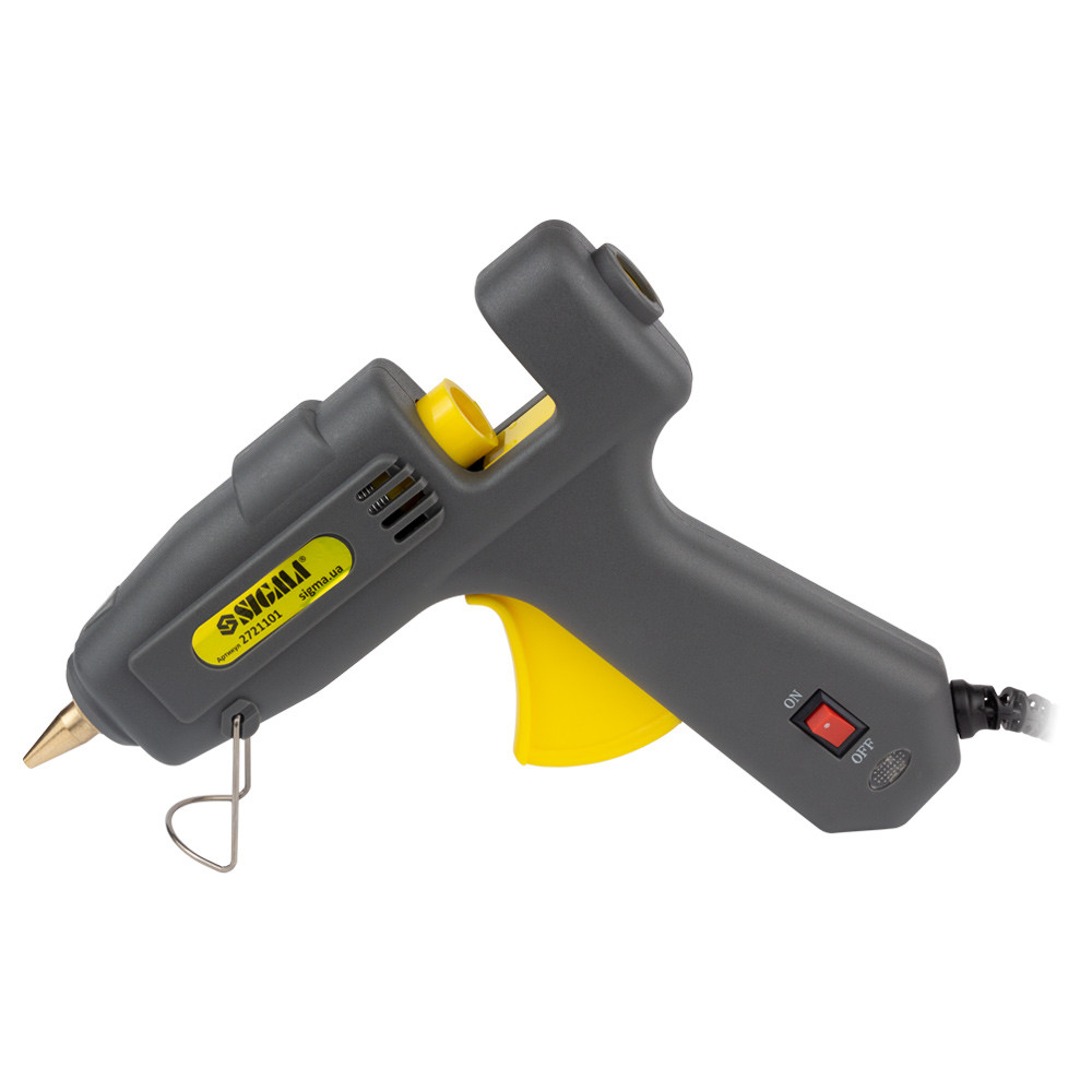 Sigma Пистолет термоклеевой с выключателем Ø11.2мм 100(150)Вт SIGMA (2721101) Коломия - фото 3
