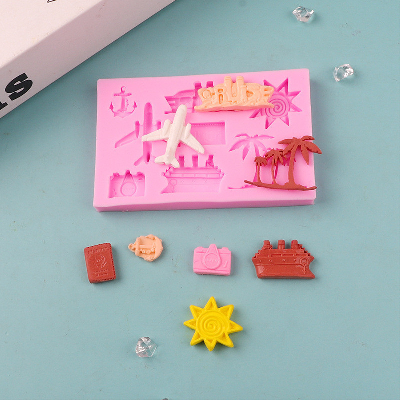 Молд кондитерский морской 99 на 62 мм розовый Киев - изображение 3