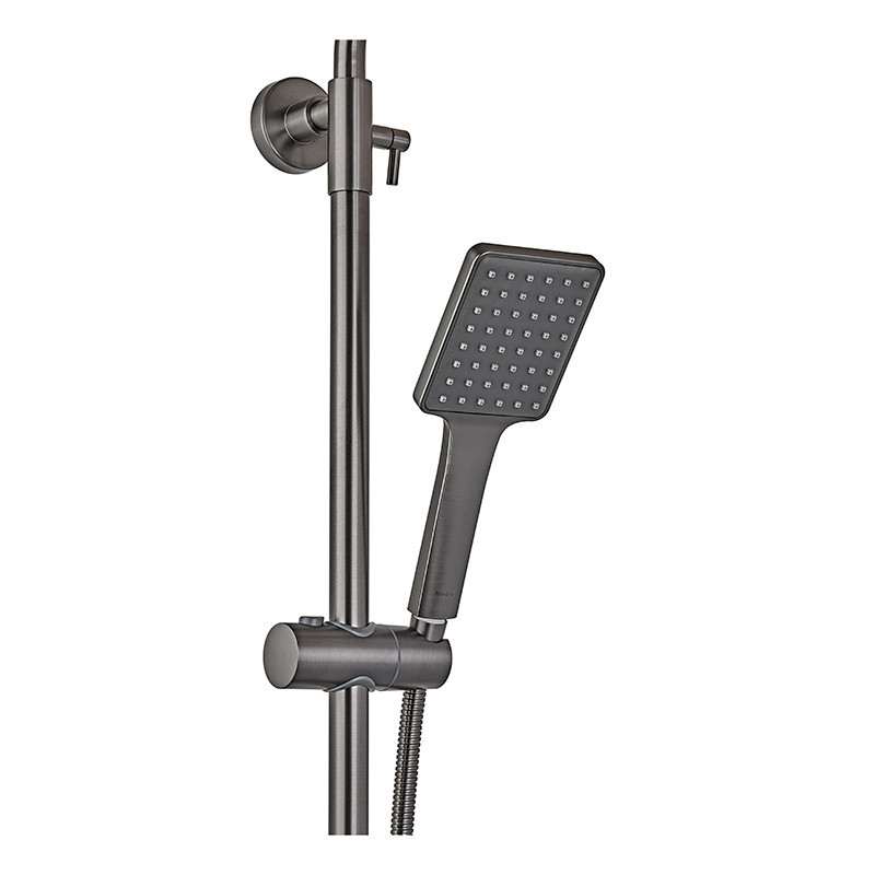 Душевая колонна со смесителем и удлинителем в комплекте Haiba Alex 003-J Graphite (HB3996) Киев - изображение 6