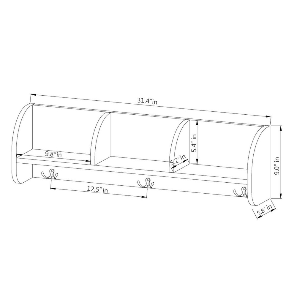 Ключница деревянная 