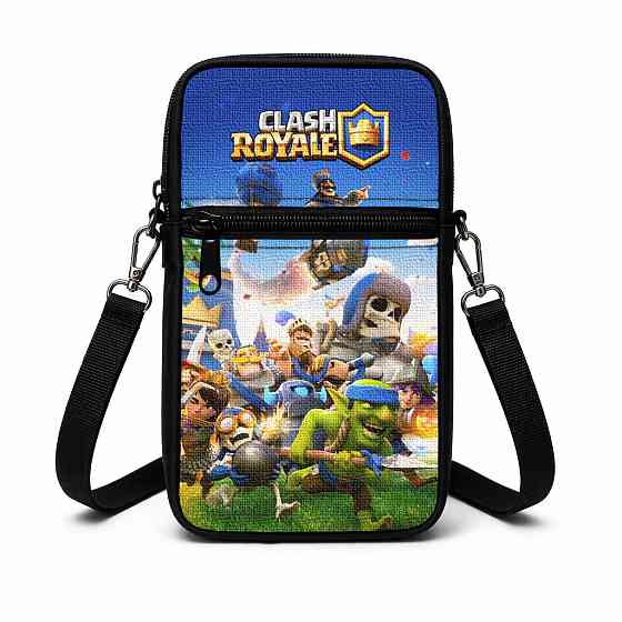 Сумка-чехол для телефона Clash Royale детская через плечо, водонепроницаемая мини-сумка (4881) Киев