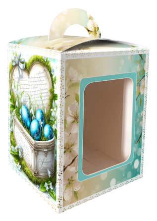 Коробка під великодня Великодня 14 см * 14 см*18,7 см (400 гм) No7 (1 шт.) Харків