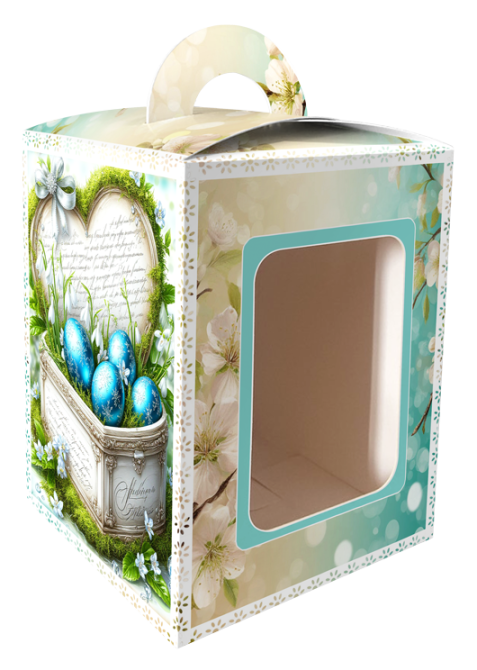 Коробка під великодня Великодня 14 см * 14 см*18,7 см (400 гм) No7 (1 шт.) Харків - фото 4