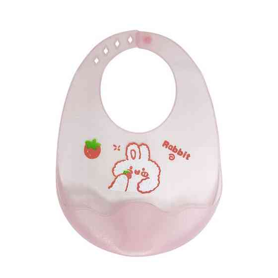 Дитячий силіконовий слюнявчик MGZ-0618-4 на застібці Вінниця