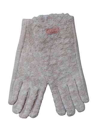 Перчатки сенсорные женские теплые one size розовый Киев