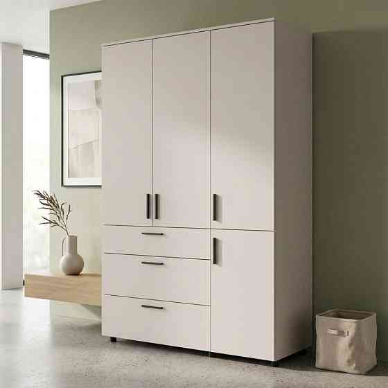 Шафа для одягу Doros Торн Кашемір 3 ДСП/3Ш (полиці) 135х51.6х200 (DRS-012060) Львів