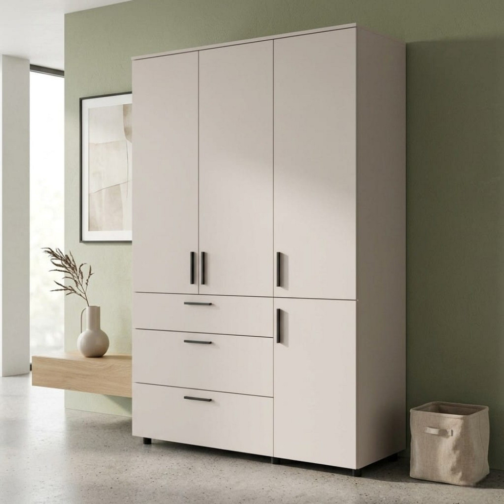 Шафа для одягу Doros Торн Кашемір 3 ДСП/3Ш (полиці) 135х51.6х200 (DRS-012060) Львів - фото 1