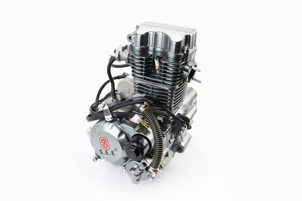 Двигун мотоциклетний в зборі CGT-250cc (водяне охолодження) + карбюратор, комутатор, котушка запалювання, тип 2 Киев - изображение 3